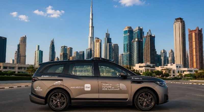 You can now book Dubai’s driverless taxis on Uber