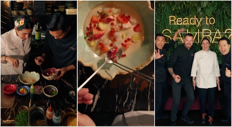 Fuego on the 51st floor: A Sushisamba x Girl & The Goose collab