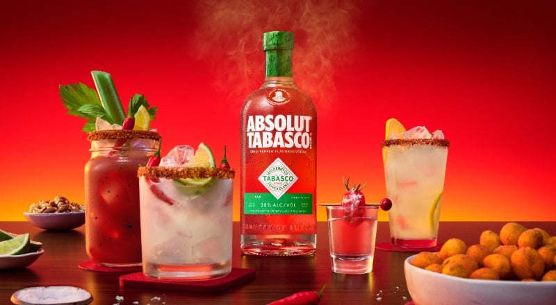Absolut and TABASCO® have launched a new spicy vodka