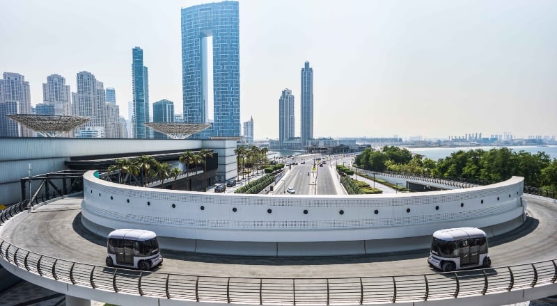 Dubai’s new driveless pods are now being trialled on Bluewaters