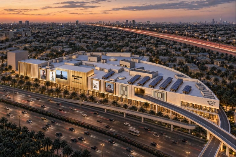Dubai unveils huge new Skylight Mall set to open in 2027