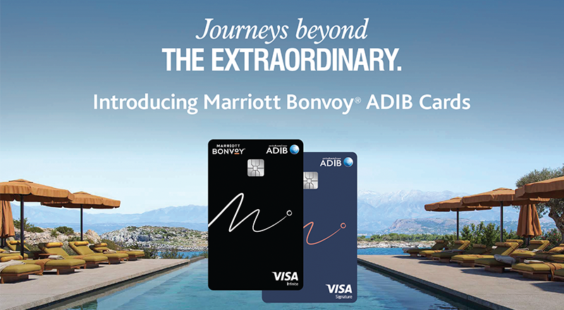 Get more from your travels with the brand new Marriott Bonvoy ADIB cards